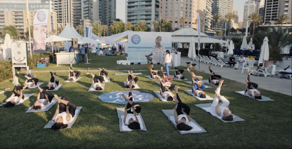 International yoga day event with Cablevision