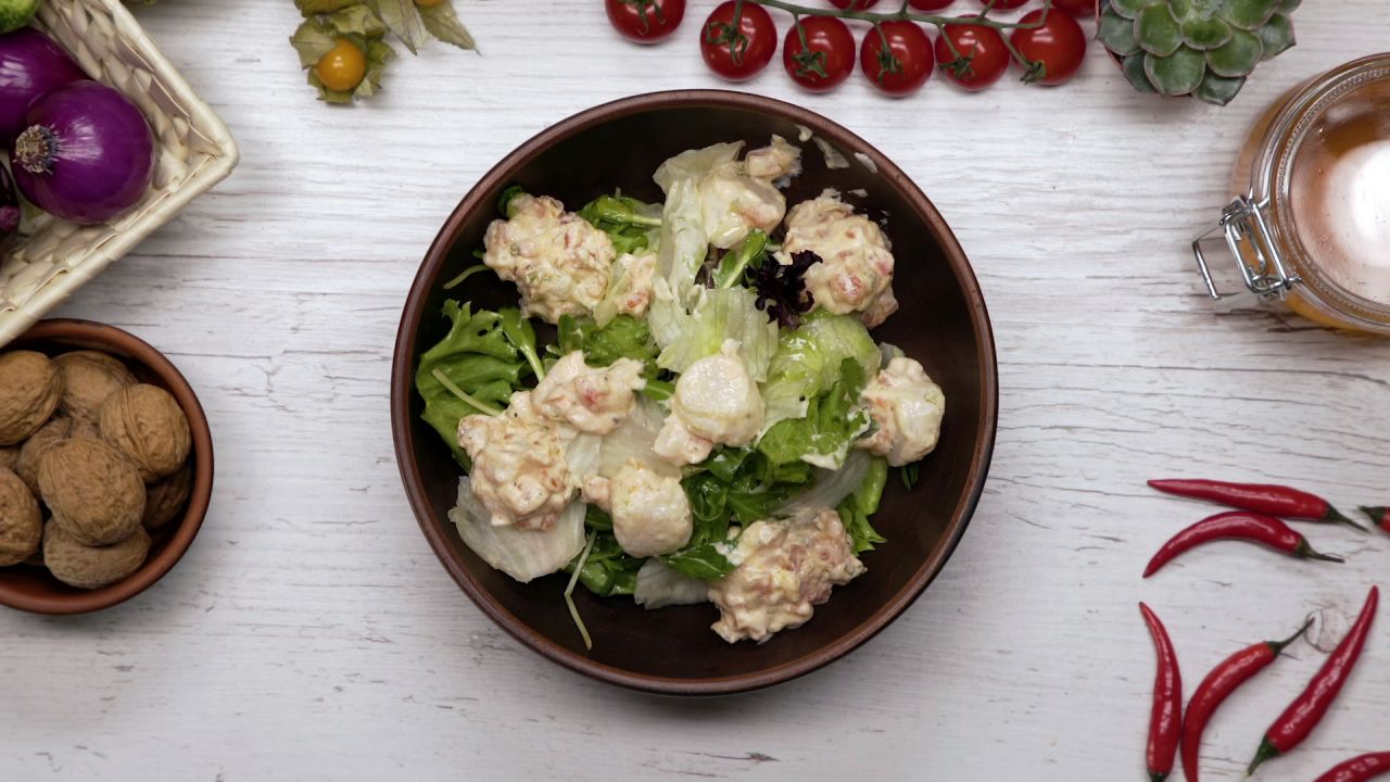 Verrine forestière aux champignons et au poulet