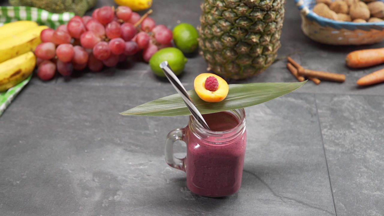 Smoothie revitalisant aux baies