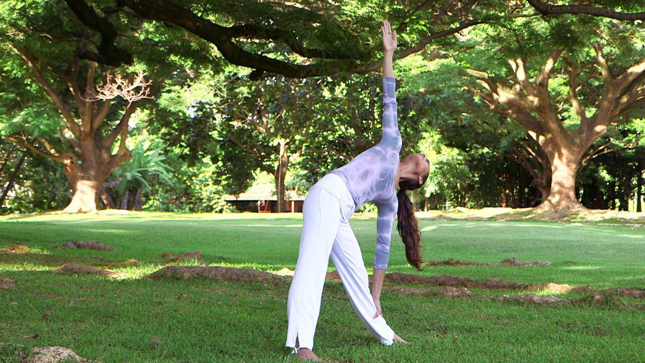 Utthita trikonasana sequence