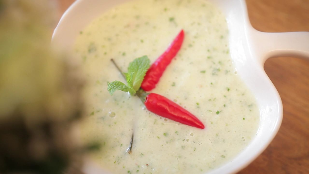Cucumber and melon cold soup