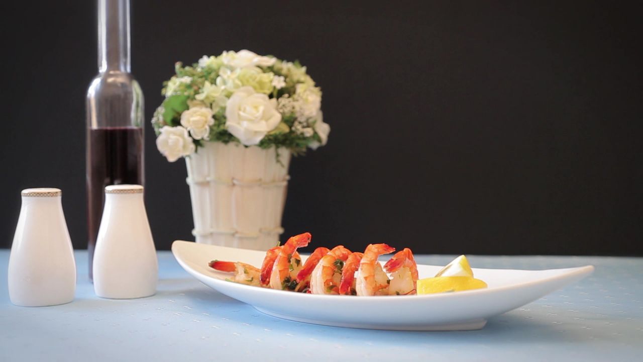 Shrimp with garlic