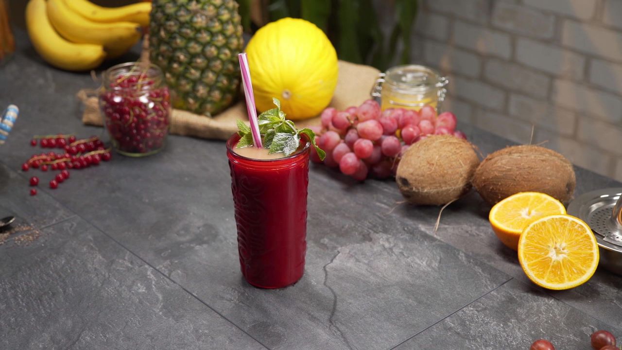 Smoothie à l'avocat et à la mangue