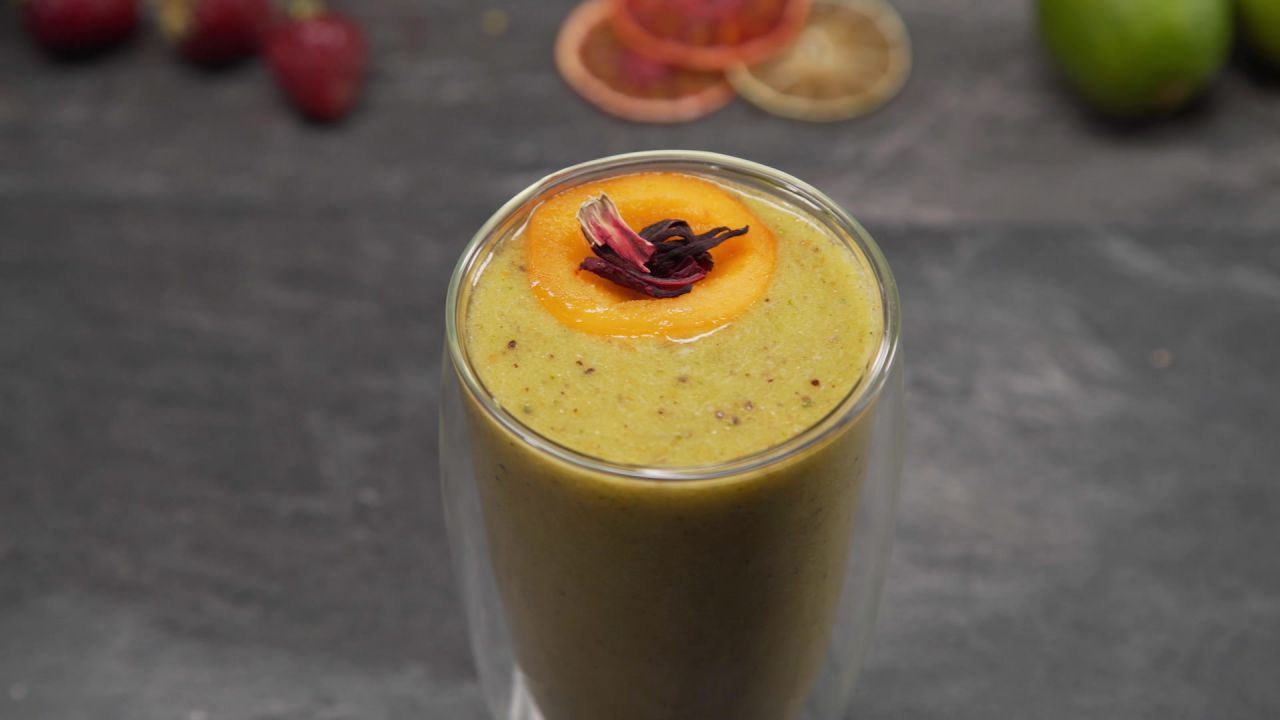 Smoothie à l’ananas et à l’abricot