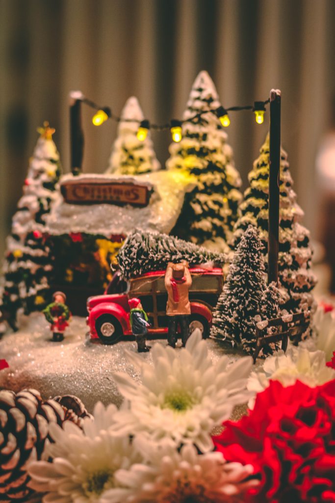 Mini village de Noël 