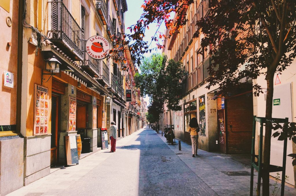 Une rue de Madrid 