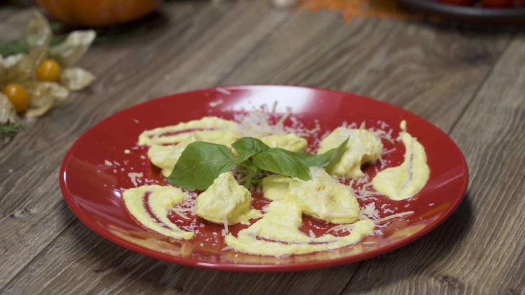 Tortellini au pesto crémeux