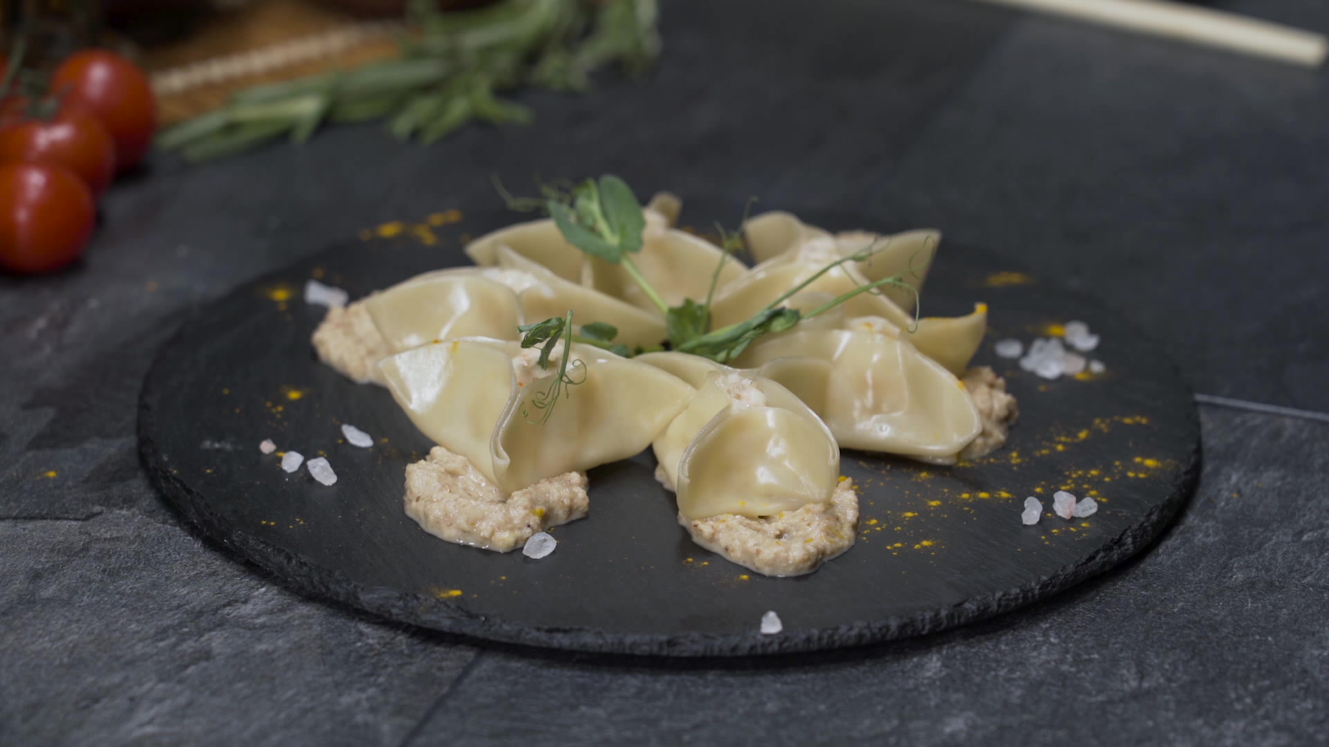 Wontons au poisson et à la crevette