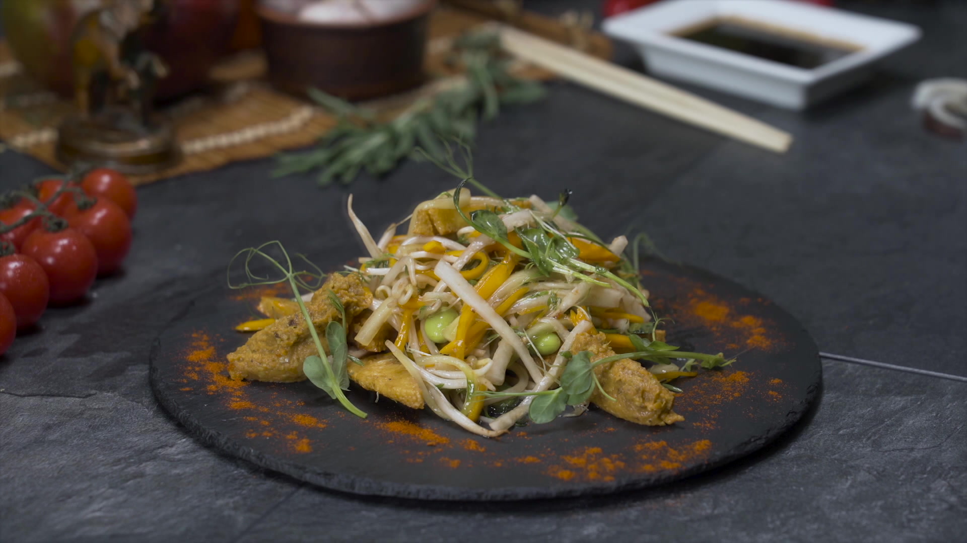 Salade de tofu à la chinoise