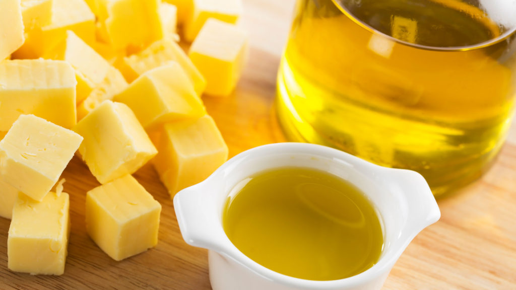 Butter or olive oil?