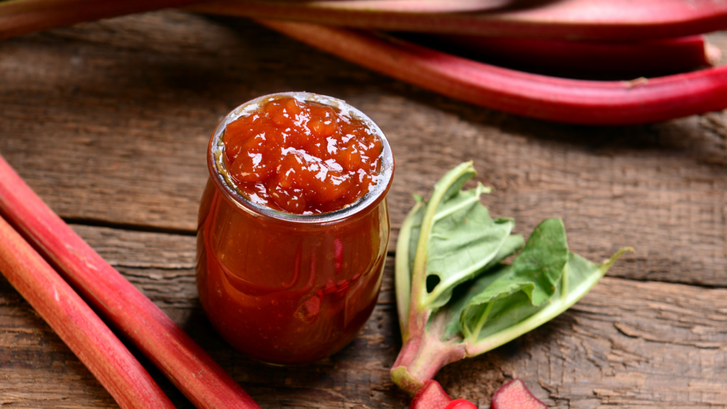 Confiture de rhubarbe