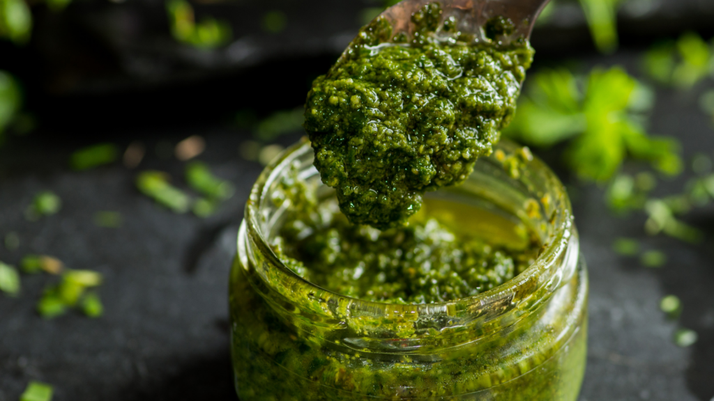 3 plats équilibrés et gourmands - Les pâtes  au pesto maison