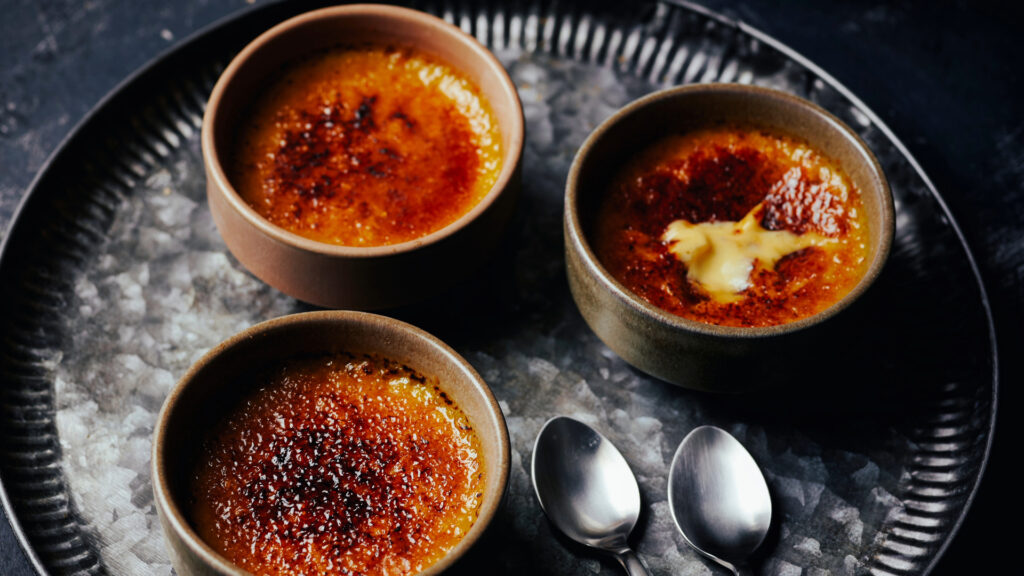 Crème brûlée à la chicorée de Michel 