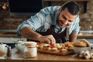 Man cooking