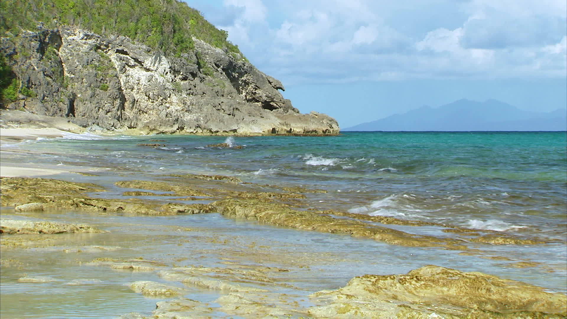 Marie-galante - Old fort beach