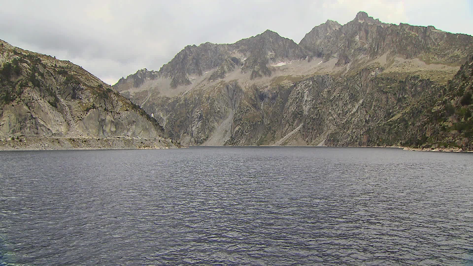 Pyrenees - long lake headland