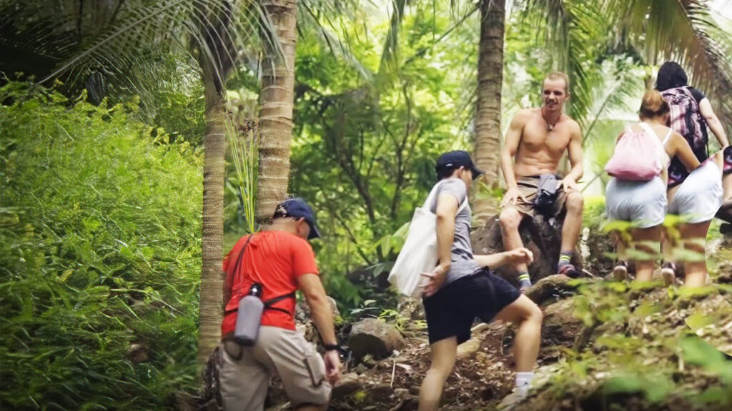 the collectif Fuel to Flourish Fellowship walking through a forest
