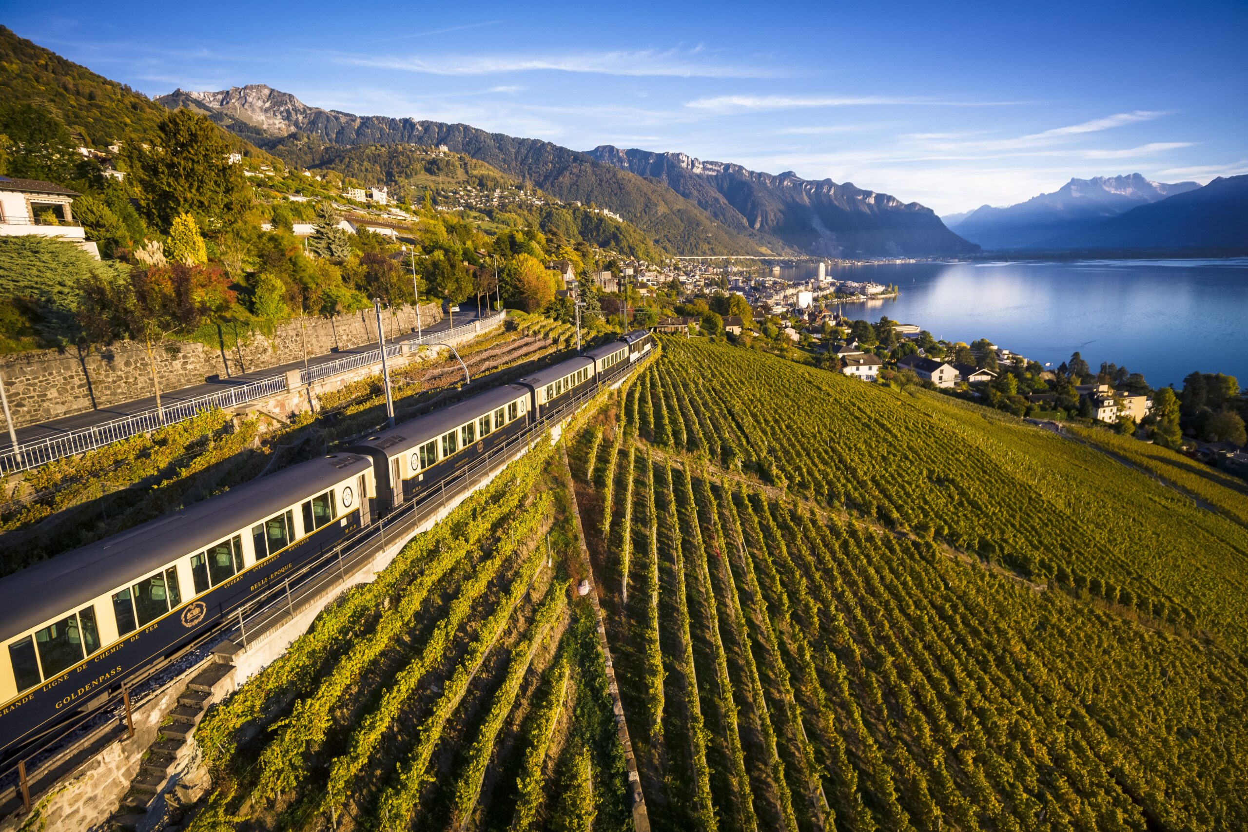 A Train ride in Switzerland