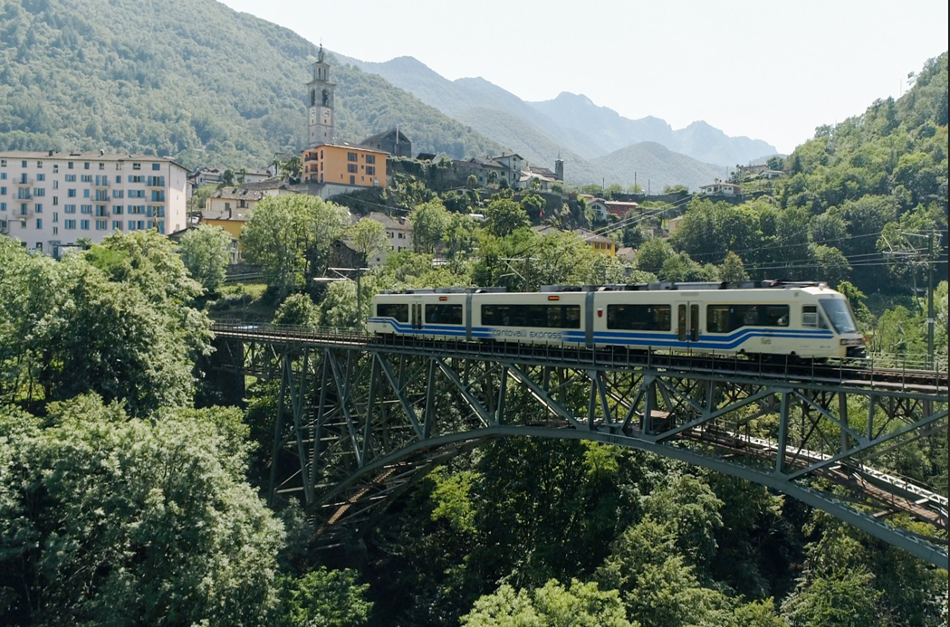 A bord du Centovalli Express de Locarno à Domodossola