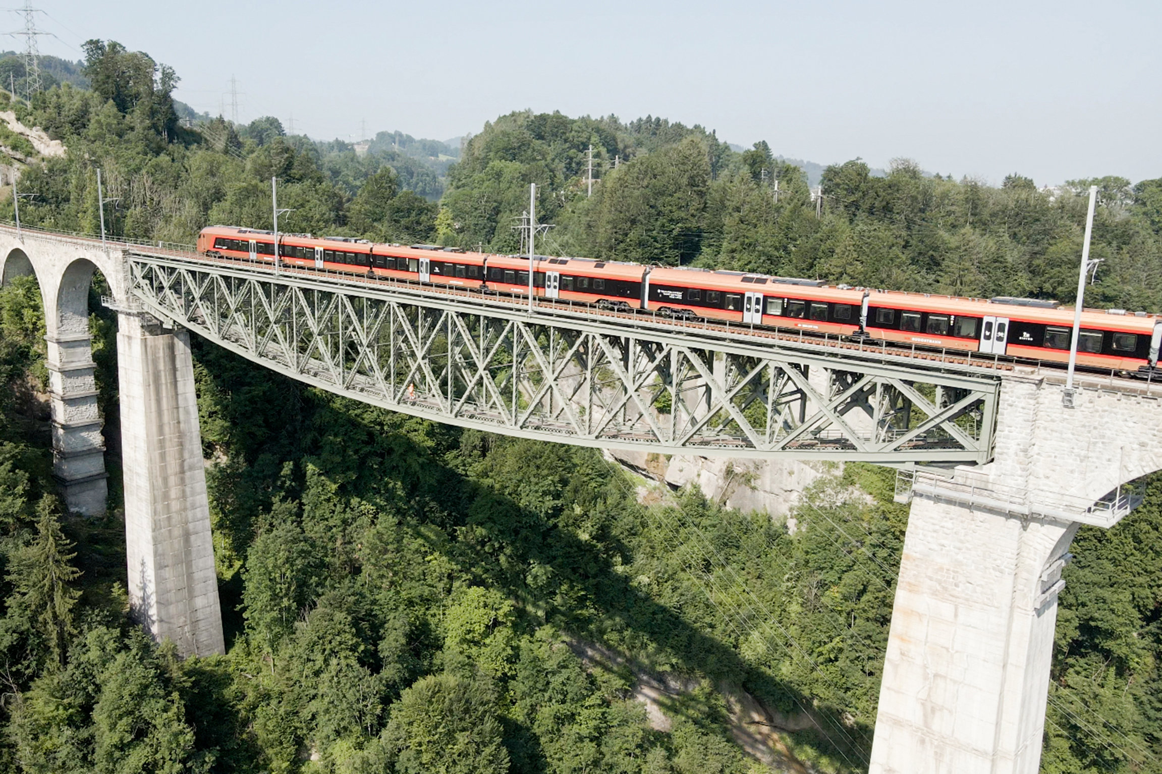 A bord du Voralpen-Express, de Saint-Gall à Lucerne