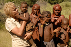 Avec Muriel Robin En Namibie chez les Himbas