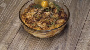 Conchiglie gratinées au four