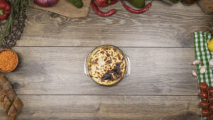 Cheese lasagna with pesto