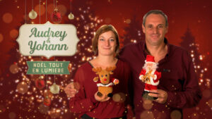 Yohann et Audrey : Noël tout en lumière